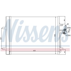 Condenseur de Clim Pour Ford Land Rover Volvo 6G9119710BE 9G9119710AA LR000566
