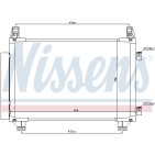 Condenseur de Clim Pour Toyota Yaris Daihatsu Charade VIII 88460-0D050