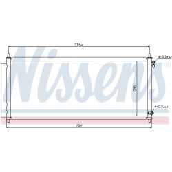 Condenseur de Clim Pour Honda Jazz II 80110-SAA-013