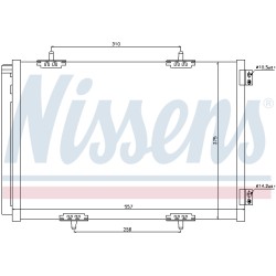 Condenseur de Clim Pour Peugeot Opel Citroën C2 DS 3637002 3556291 9800953180