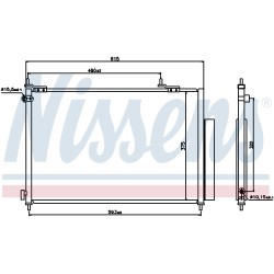 Condenseur de Clim Pour Honda CR-V II 80110-SKN-G01 80110SKNG00