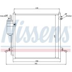 Condenseur de Clim Pour Mitsubishi L200/Triton 7812A171 MN123606