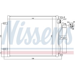 Condenseur de Clim Pour Nissan Micra III Note Van 92100-9U20B 92100-AY601