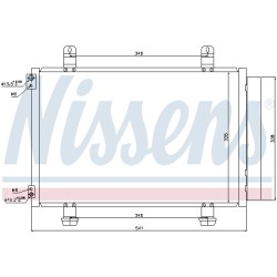 Condenseur de Clim Pour Opel Suzuki Splash Vauxhall 4709214 93194055 95310-51K00