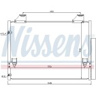 Condenseur de Clim Pour Toyota Hilux VII 88460-0K080 884600K120