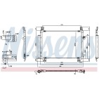 Condenseur de Clim Pour Toyota Yaris 88460-0D060 884600D210