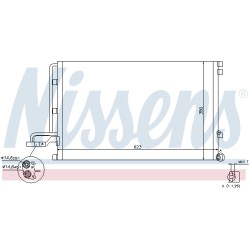 Condenseur de Clim Pour Volvo C30 C70 II S40 V50 30647931 30661957 31332302