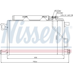 Condenseur de Clim Pour MERCEDES Classe C CLC T-Model CLK