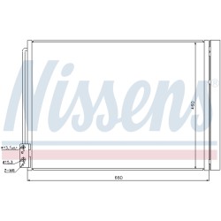 Condenseur de Clim Pour BMW Série 5 F07 F10 F11 6 F06 F12 F13 64509109723