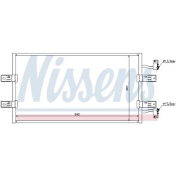 Condenseur de Clim Pour Renault Opel Nissan Vauxhall 8660003441 93657126
