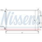 Condenseur de Clim Pour Nissan X-Trail Van 92100-JG000