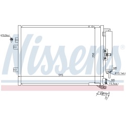 Condenseur de Clim Pour Renault Clio III Modus 8200443897 8200688393