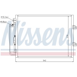 Condenseur de Clim Pour Renault Twingo II 8200448252 8660003445 921006980R