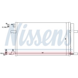 Condenseur de Clim Pour Opel Chevrolet Vauxhall 39074865 13267649 93140128