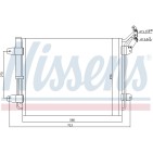Condenseur de Clim Pour VW Tiguan 5N0.820.411C 5N0.820.411D 5N0.820.411E