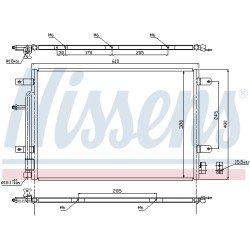 Condenseur de Clim Pour Audi A4 8E0260403S