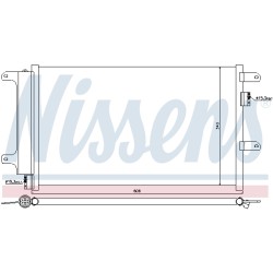 Condenseur de Clim Pour Iveco Daily III IV 504084147 504256333