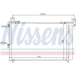 Condenseur de Clim Pour Ford Ranger Mazda B-Serie BT-50 Pick-up