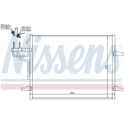 Condenseur de Clim Pour Ford Kuga I 1522067 8V4119710AB