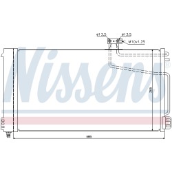 Condenseur de Clim Pour MERCEDES SLK