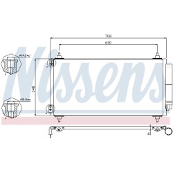 Condenseur de Clim Pour Peugeot 807 Fiat Citroën C8 Lancia 6455.FW 6455GF