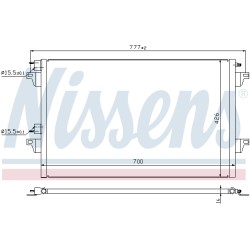 Condenseur de Clim Pour Renault Espace IV Megane II 8200332851