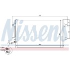 Condenseur de Clim Pour Volvo C30 C70 II S40 V50 31292022 31356000 31418512