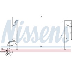 Condenseur de Clim Pour Volvo C30 C70 II S40 V50 31292022 31356000 31418512