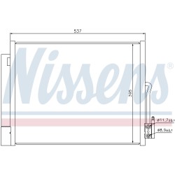Condenseur de Clim Pour Opel Meriva B Vauxhall Meriva (B) 13331005 13436107