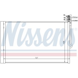 Condenseur de Clim Pour VW Touareg Porsche Cayenne 7P0.820.411A 95857311100