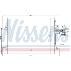 Condenseur de Clim Pour Volvo S60 II S80 V60 I V70 III XC60 Van XC70 30741670