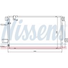 Condenseur de Clim Pour Toyota Corolla 88450-0F140
