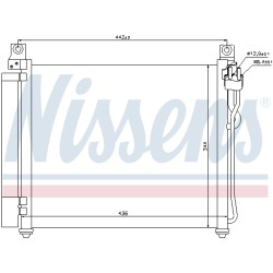 Condenseur de Clim Pour Kia Picanto 9760607500 9760607550