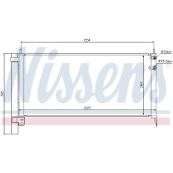 Condenseur de Clim Pour Toyota Auris Prius Lexus CT