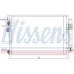 Condenseur de Clim Pour Ford C-Max II Grand 1684942 1868833 2051798 AV6119710BA