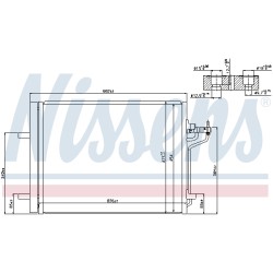 Condenseur de Clim Pour Ford C-Max II Focus III Grand 1693590 2002808
