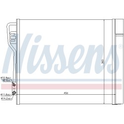 Condenseur de Clim Pour Smart Fortwo 451.5000054 4515000154 A4515000054