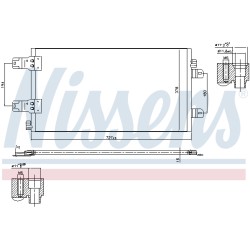 Condenseur de Clim Pour Renault Opel Nissan Vauxhall 2765000Q0B 4417246