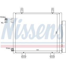 Condenseur de Clim Pour Nissan Pixo Suzuki Alto 95310M68K10000