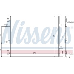 Condenseur de Clim Pour Renault Opel Vauxhall 4419021 8200895918 93862283