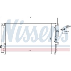 Condenseur de Clim Pour Hyundai ix55 976063J001 976063J002