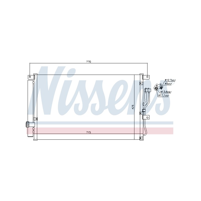 Condenseur de Clim Pour Hyundai ix55 976063J001 976063J002