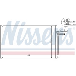Condenseur de Clim Pour Volvo C30 C70 II S40 V50 3129021 31292021 31356001