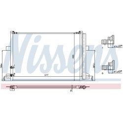 Condenseur de Clim Pour VW Amarok 2H0.820.411 2H0820411A 2H0820411B 2H0820411D