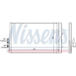 Condenseur de Clim Pour BMW X3 X4 64539216143 9216143