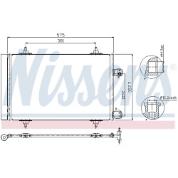 Condenseur de Clim Pour Peugeot 407 508 I Citroën C5 III