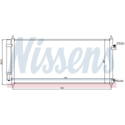 Condenseur de Clim Pour Honda Jazz III 80110-TF0G01 80110-TF0G02