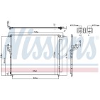 Condenseur de Clim Pour Ford Ranger 5139233 5264360 AB3919710AA AB3919710AB