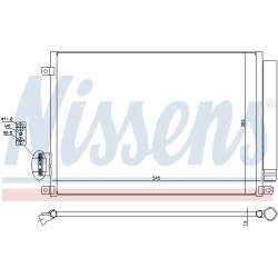 Condenseur de Clim Pour Fiat Ford Chrysler Lancia 1551184 CS5119710AA 51786211