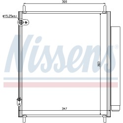 Condenseur de Clim Pour Peugeot iOn Citroën C-Zero Mitsubishi 6455HX 7812A019